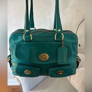 Coach Bleecker street limited edition Peyton legacy bag -rare